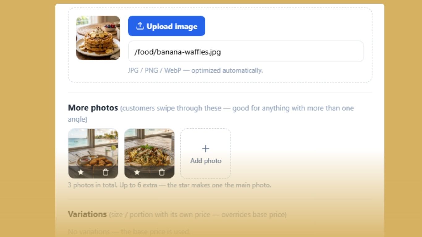 Photo galleries