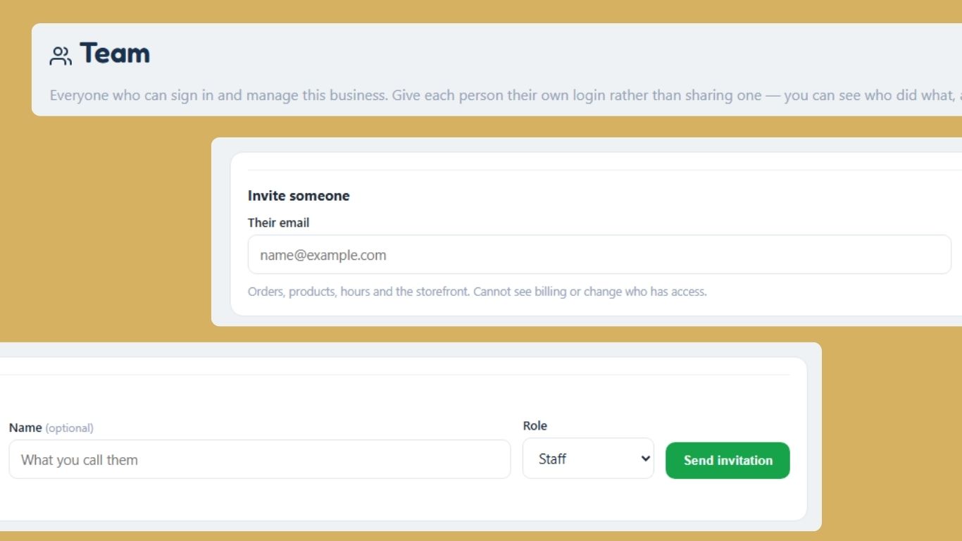 Your team, their own logins